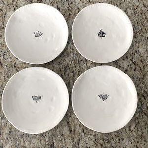 Rae Dunn dinner Crown plates